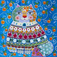 Folk Oriental Fine Art Print