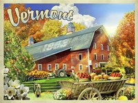 Vermont Foliage Farm Fine Art Print