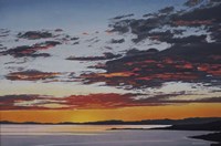 Beach Drive Sunset Fine Art Print