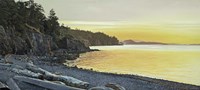 Last Beach Evening Fine Art Print