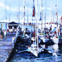 Mackinac Boat Race Fine Art Print