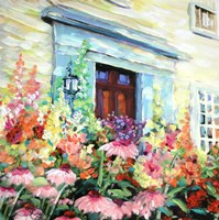 Cornflower Porch Fine Art Print