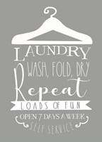 Laundry Sign Fine Art Print