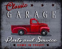 Classic Garage Fine Art Print