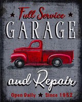 Full Service Garage Fine Art Print