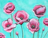 Pink Poppies II Fine Art Print