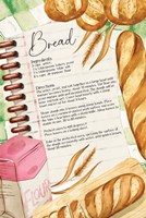 Bread Recipe Fine Art Print