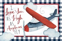 High as Airplanes Fly Fine Art Print