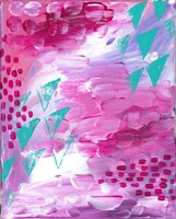 Painted Canvas II Fine Art Print