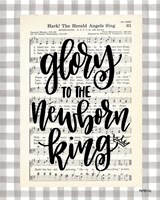 Glory to the Newborn King Framed Print