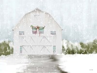 Christmas Barn Fine Art Print