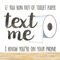 Text Me Fine Art Print