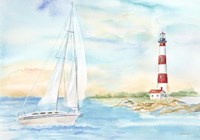 East Coast Lighthouse landscape II Fine Art Print