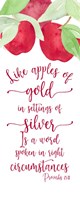 Fruit of the Spirit vertical II-Apples Fine Art Print