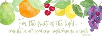 Fruit of the Spirit panel I-Fruit Fine Art Print