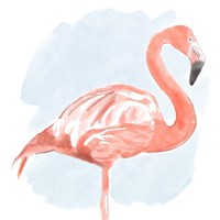 Tropical Flamingo II Fine Art Print