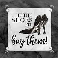 Fashion Humor V-Shoes Fit Fine Art Print