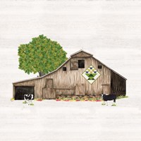 Spring & Summer Barn Quilt I Fine Art Print