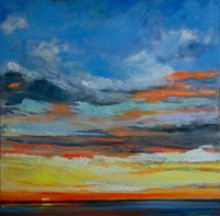 Hermosa Beach Sunset Fine Art Print