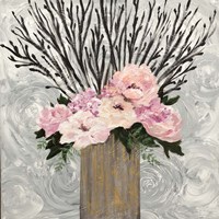 Twiggy Floral Arrangement Fine Art Print