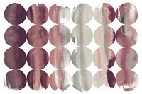 Summer Dots Plum Horizontal Fine Art Print