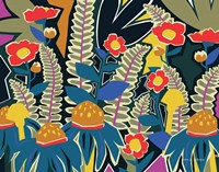 Ferns and Wildflowers I Fine Art Print