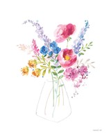 Semi Abstract Floral Fine Art Print