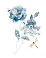 Blues of Summer IV Gilded Framed Print