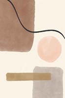 Geo Abstract I Neutral Pink Fine Art Print