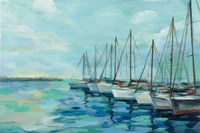 Breakwater and Boats Fine Art Print