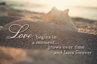 Love Begins In A Moment Fine Art Print