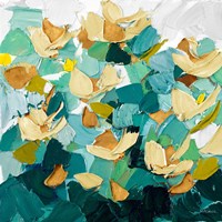 Gold and Teal Dream Fine Art Print