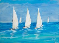 Sailboats II Fine Art Print