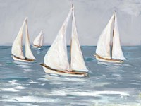 Sailing Calm Waters I Framed Print