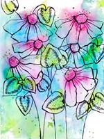 Vibrant Bursts and Blossoms Fine Art Print