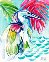 Happy Heron Fine Art Print