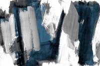 Silver And Dark Rhythm I Framed Print