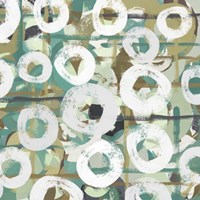 White Spheres I Framed Print