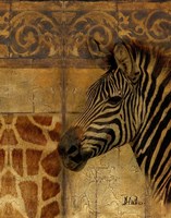 Elegant Safari I (Zebra) Fine Art Print