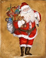 Jolly Night on Gold Fine Art Print