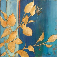 Golden Blue I Fine Art Print