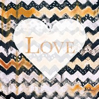 Love Zig Zag Fine Art Print