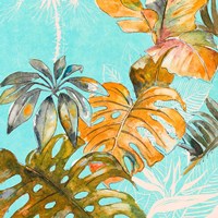 Palma Selvas on Blue I Framed Print