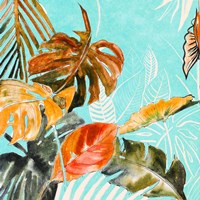 Palma Selvas on Blue II Framed Print