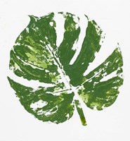 Tropical Leaf Stamp Fine Art Print