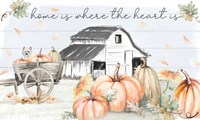Pumpkin Barn Fine Art Print