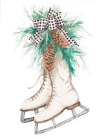 Christmas Ice Skates Fine Art Print