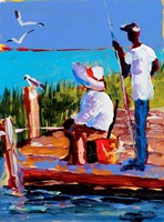 Fishing III Fine Art Print