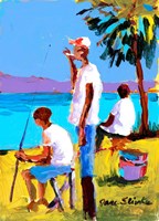 Fishing IV Fine Art Print