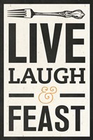 Live Laugh Fine Art Print